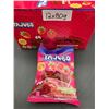 Image 2 : Tajubo Sour String Fizzles, Sour Strawberry, 12 x 80g