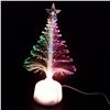 Image 1 : Colorful Fiber Optic Christmas Tree Mini Christmas Tree USB Connection LED Fiber Optic Lot of 2
