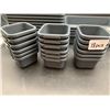 Image 2 : Set of 32 Gray Plastic Storage Containers in Various Sizes