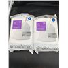 Image 1 : Simplehuman Custom Fit Trash Can Liners, Code J, 30-45L, 20 Count (Lot of 2)