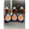 Image 1 : Nutty Club Pancake Syrup Bottles, 750 mL, Set of 3