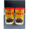 Image 1 : Fry’s Premium Cocoa Powder Cacao 454g Canisters – Lot of Two
