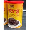 Image 2 : Fry’s Premium Cocoa Powder Cacao 454g Canisters – Lot of Two