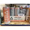 Image 1 : ZOA White Peach Zero Sugar Drink 12 x 355ml