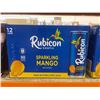 Image 1 : Rubicon Exotic Sparkling Mango Beverage 12 x 355ml