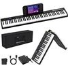 Image 1 : MelWinForee Folding Charging Foldable Piano, 88-Key Model