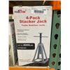 Image 2 : PeakTow 4-Pack Stacker Jack Trailer Stabilizer Jacks Up to 6000 Lbs