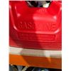 Image 2 : Red Portable Gasoline Fuel Tank with Hose and Connector