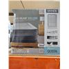 Image 2 : Intex Queen 22 Inch Air Mattress With Dura-Beam Deluxe And Built-In Pump