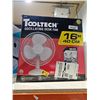 Image 2 : Tooltech Oscillating Desk Fan 16 Inch 40 CM Model EDT07 120V
