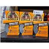Image 1 : Gorilla Tape To-Go Black 1 in. x 30 ft – Set of 3 Rolls