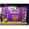 Image 1 : Rubicon Exotic Sparkling Passion Fruit Beverage – 12x355ml