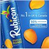 Image 1 : Rubicon Exotic Sparkling Mango Beverage 12x355ml