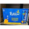 Image 2 : Rubicon Exotic Sparkling Mango Beverage 12x355ml