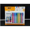 Image 1 : BIC Cristal 4-Color Pen Set with 30 Assorted Pens