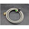 Image 1 : Gas Hose with Pressure Gauge for Propane Connection