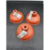 Image 1 : Lot of 3 Master Plumber LX-30002EF Plunger Cups with Labels