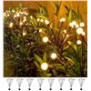 Image 1 : 27-Inch Solar-Powered Firefly LED Garden Lights, Pack of 8