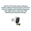 Image 1 : MaxiViz 2K Wireless Outdoor Security Camera with AI Motion Detection and Night Vision