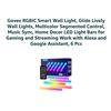 Image 1 : Govee RGBIC Smart Wall Light Set with Multicolor Segmented Control, 6 Pieces