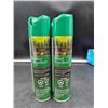 Image 1 : Two Co-op Gold D’or Insect Repellent Spray Cans 230g Each