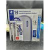 Image 1 : Staedtler 14-Piece Student Geometry Set With Metal Storage Case