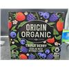 Image 2 : Origin Organic Triple Berry Sparkling Water 6-Pack, 355mL Cans