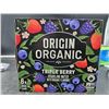 Image 2 : Origin Organic Triple Berry Sparkling Water 6-Pack, 355mL Cans