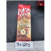 Image 1 : Lot of 7 Nestle KitKat Hazelnut Crunch Bars – 120g Each