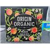 Image 2 : Origin Organic Peach Sparkling Water 6-Pack, 355 mL Cans
