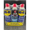 Image 1 : Set of WD-40 and 3-In-One Professional White Lithium Grease Lubricants