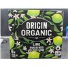 Image 2 : Origin Organic Lime Sparkling Water 6-Pack 355 mL Cans