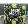 Image 2 : Origin Organic Lime Sparkling Water 6-Pack 355 mL Cans