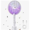 Image 1 : Rechargeable Mosquito Swatter with 2500V Output Voltage