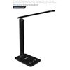Image 1 : Whicow LED Desk Lamp With USB Charging Port and Adjustable Modes