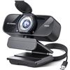 Image 1 : Catitru Full HD Webcam with Built-in Microphone and Rotatable Tripod, 1080P Video and Wide Angle Cam