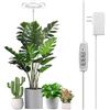 Image 1 : Lordem Grow Light for Indoor Mini Potted Plants with Adjustable Height