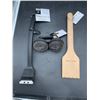 Image 1 : GrillPro Cleaning Tools Set with Brush, Scrubber, and Wooden Scraper