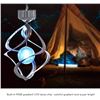 Image 1 : LED Color Wind Chimes Light, Changing Solar Hanging Light, Light Lamp Outdoor Decoration for Festive
