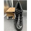Image 3 : Nike Alpha Menace 3 Shark BG Football Cleats, Size 5Y, Black/White