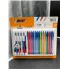 Image 1 : BIC 4-Color Cristal Ballpoint Pens Set, 30-Count