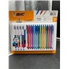 Image 1 : BIC 4-Color Cristal Ballpoint Pens Set, 30-Count