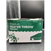 Image 2 : Templecott Heated Throw with Adjustable Heat and Auto Shut-Off 50×60