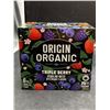 Image 1 : Origin Organic Triple Berry Sparkling Water 6 x 355 mL Cans