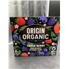 Image 1 : Origin Organic Triple Berry Sparkling Water 6 x 355 mL Cans