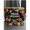 Image 1 : Origin Organic Peach Sparkling Water 6 x 355 mL