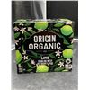 Image 1 : Origin Organic Lime Sparkling Water 6 x 355 mL Cans