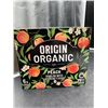 Image 1 : Origin Organic Peach Sparkling Water, 6 x 355 mL Cans
