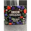 Image 1 : Origin Organic Triple Berry Sparkling Water 6 x 355 mL Cans