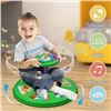 Image 1 : PERRYHOME Dinosaur Twist Sit and Spin Toys for Toddlers 18+ Months, 360° Spin Twister with 4 Game Mo